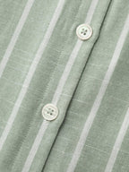 Adjustable Tab Sleeve Button-Down Shirt