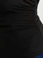 Supersoft Sheer Neckline Tank Top