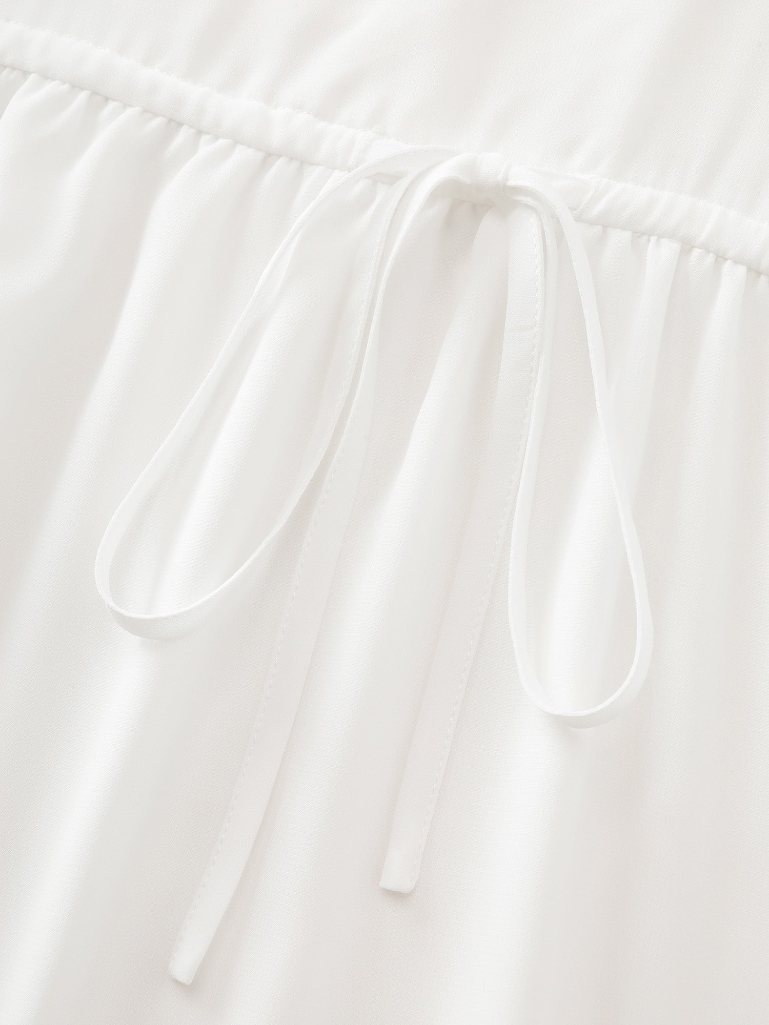 Cut Out Floral Neckline Plain Blouse