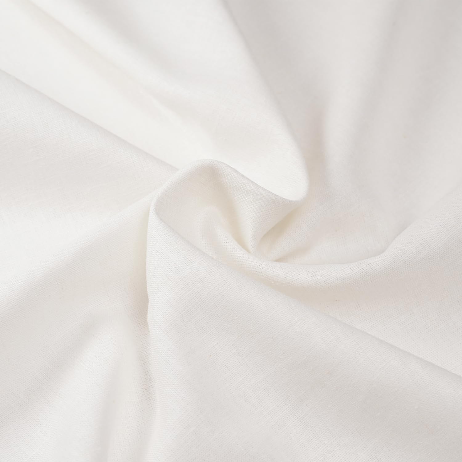 0.5 Yard Natural 55% Linen 45% Rayon Fabric by The Yard, 5.6 oz