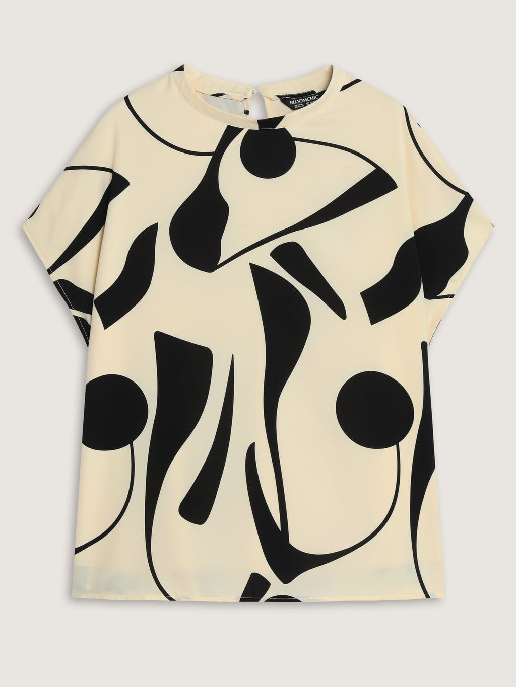 Supersoft Abstract Print Breathable Blouse