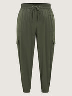 Elastic Waist Pocket Sweatpants