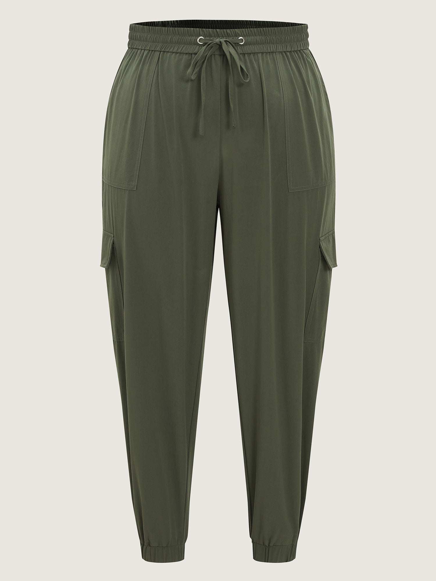 Elastic Waist Pocket Sweatpants