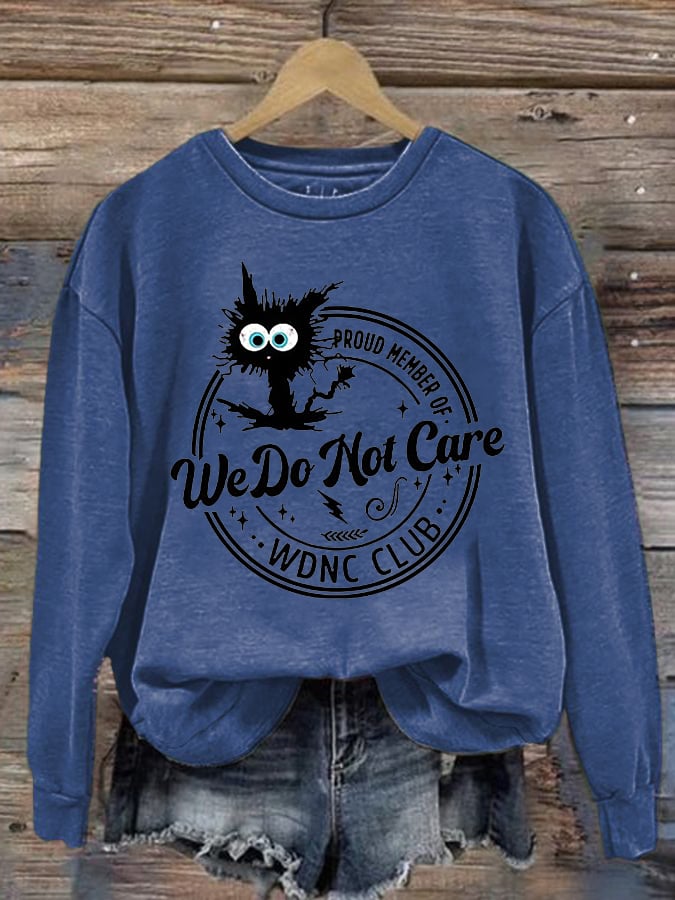 Retro Funny Proud Member Of  Print Sweatshirt