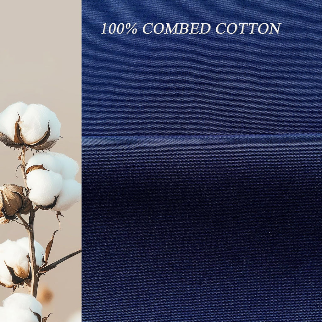 1.5 Yard Light Weight Canvas,100% Cotton Fabric by The Yard in Solid Color,55 Inches Wide Width,Soft Material for Sewing Material Apparel Cloth,Navy Color