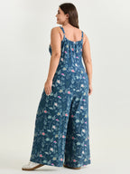 Supersoft Turtle Print Lounge Jumpsuit