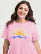 Cotton Sun Approved Crew Neck T-Shirt