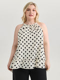 Polka Dot Charm Flowy Tank Top