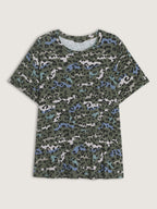 Camouflage Leopard Print T-Shirt