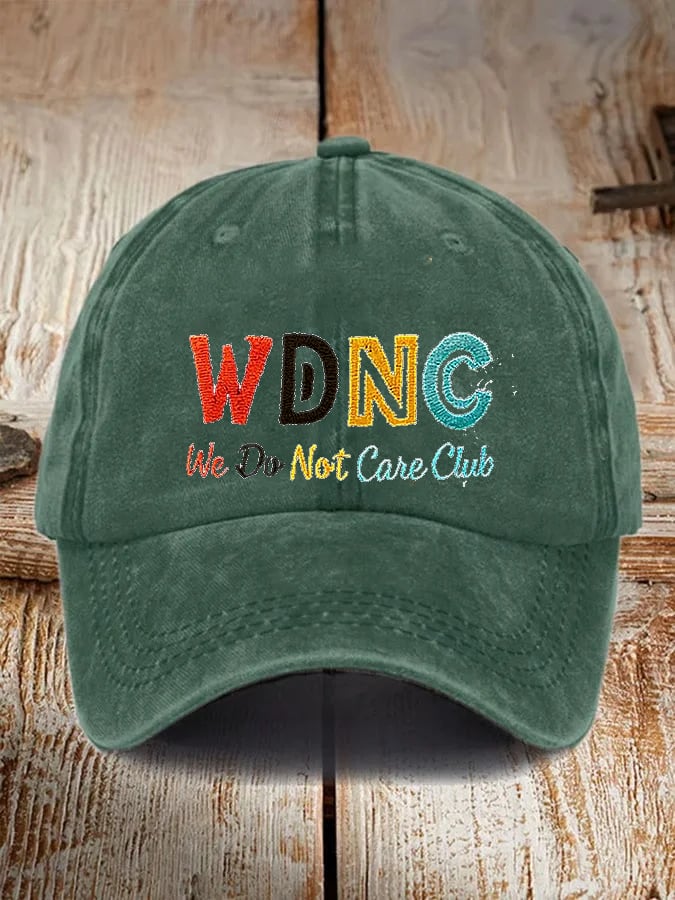 🔥Buy 3 Get 15% Off🔥Unisex  Retro Funny WDNC We Do Not Care Club Menopause Perimenopause Print Baseball Cap