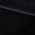 1.5 Yard Corduroy,100% Cotton Fabric by The Yard in Solid Color,57 Inches Wide Width,Soft Material for Sewing Material Apparel Cloth,Black Color