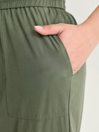 Elastic Waist Pocket Sweatpants