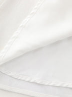 Cotton Floral Eyelet Trim Fit And Flare Blouse