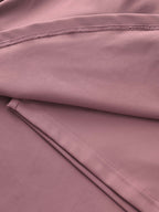 Raglan Sleeve Plain Round Neck Mini Dress