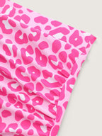 Flirty Leopard Print High Waisted Swim Bottoms