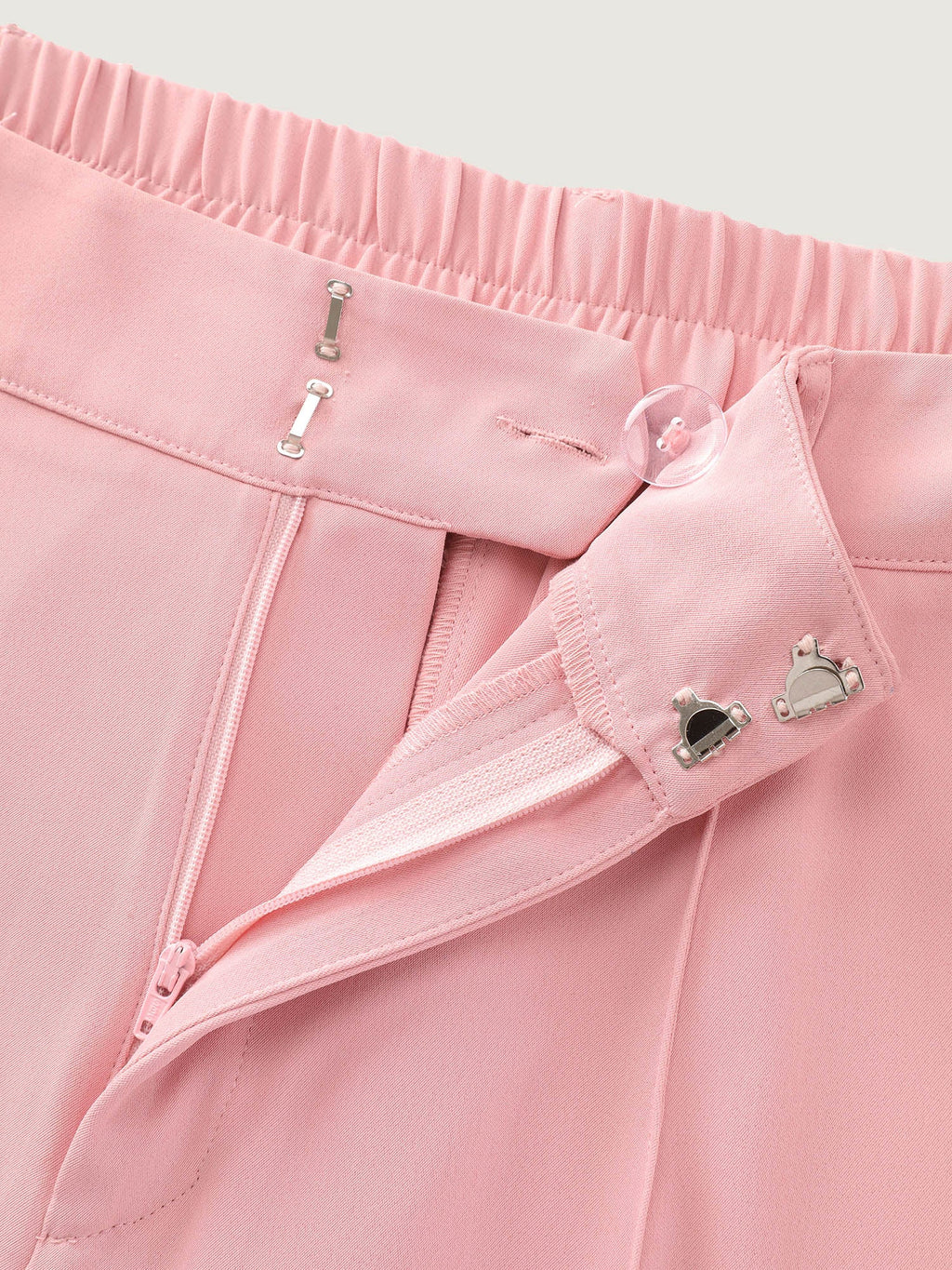 Seamed Curve-Friendly Plain Pants