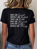 Women Of The Bible Print T-Shirt