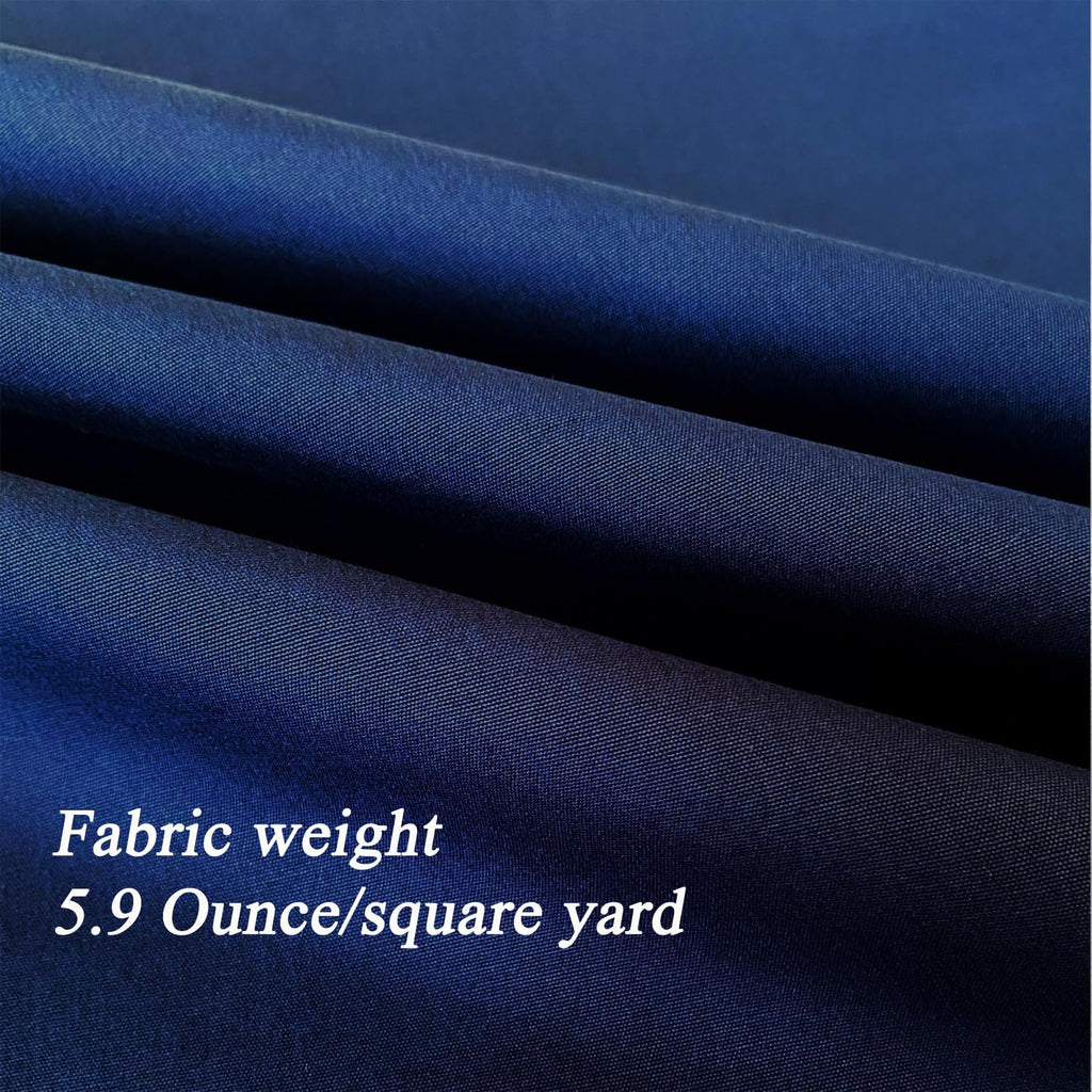 1.5 Yard Light Weight Canvas,100% Cotton Fabric by The Yard in Solid Color,55 Inches Wide Width,Soft Material for Sewing Material Apparel Cloth,Navy Color