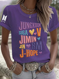 Women'S 2026 Bts Comeback Art Print T-Shirt