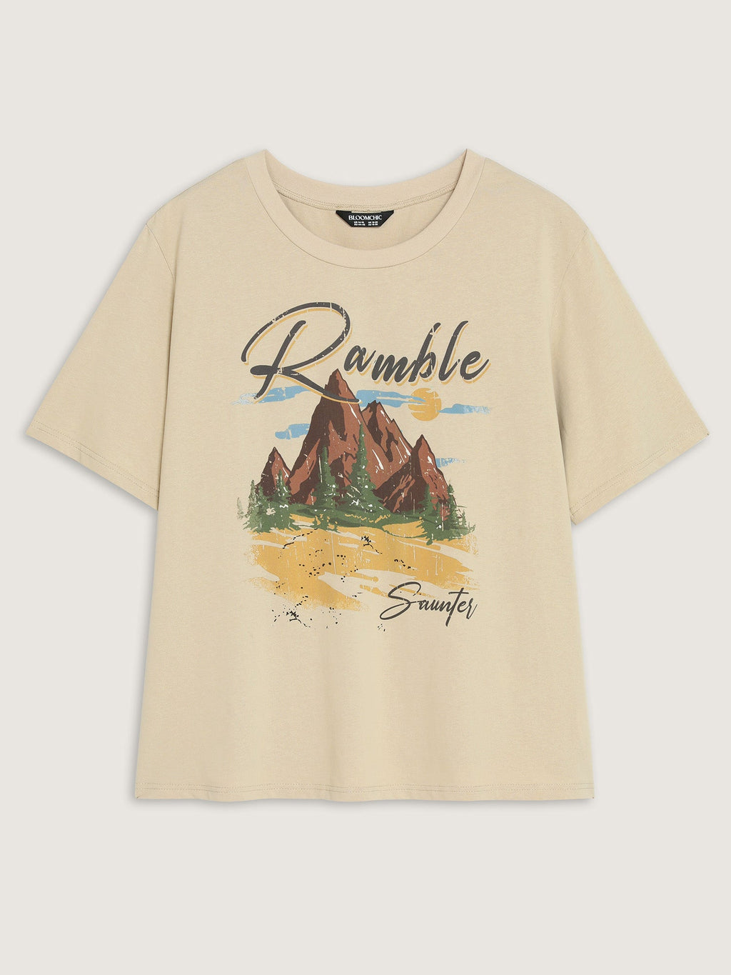 Cotton Vacation-Ready Print T-Shirt