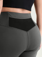 Stretchy Wide Waistband Pocket Leggings