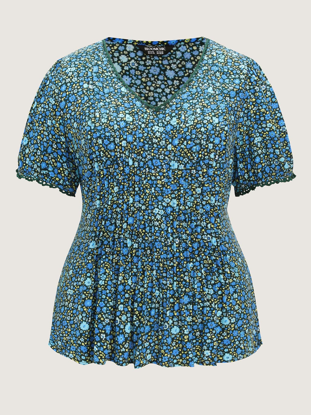 Supersoft Micro Floral Print Blouse