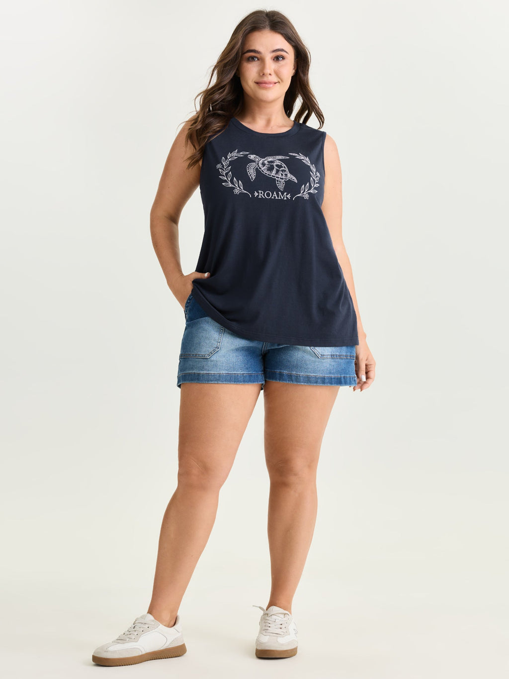 Supersoft Roam Freely Round Neck Tank Top
