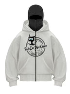 Men's  Zipped Hoodie Of WDNC Club Menopause Perimenopause Print  Hoodie