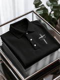 Men's Faith Printed Casual Polo Shirt