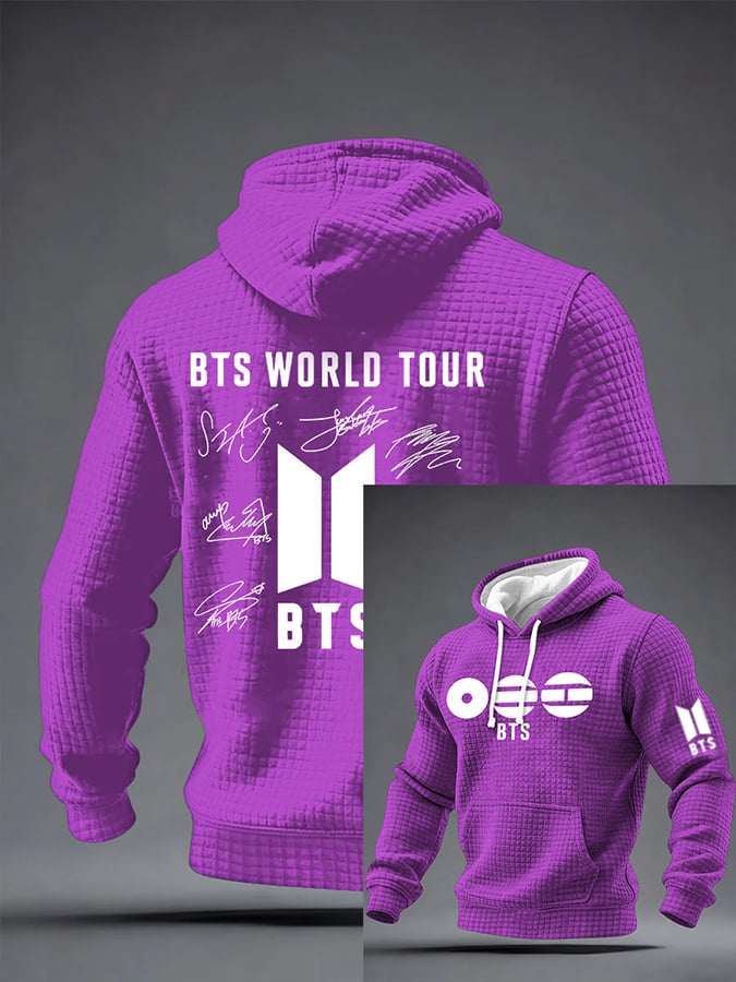 Men'S 2026 Bts Comeback Printed Hoodie