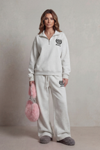 Florevée – Embroidered crest – Zip lounge set