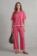 Jeah – Chic Contrast Trim – Lounge Set