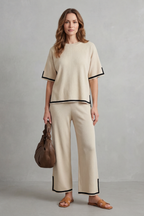 Jeah – Chic Contrast Trim – Lounge Set
