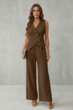 Miralune – Tailored minimal elegance – Vest set