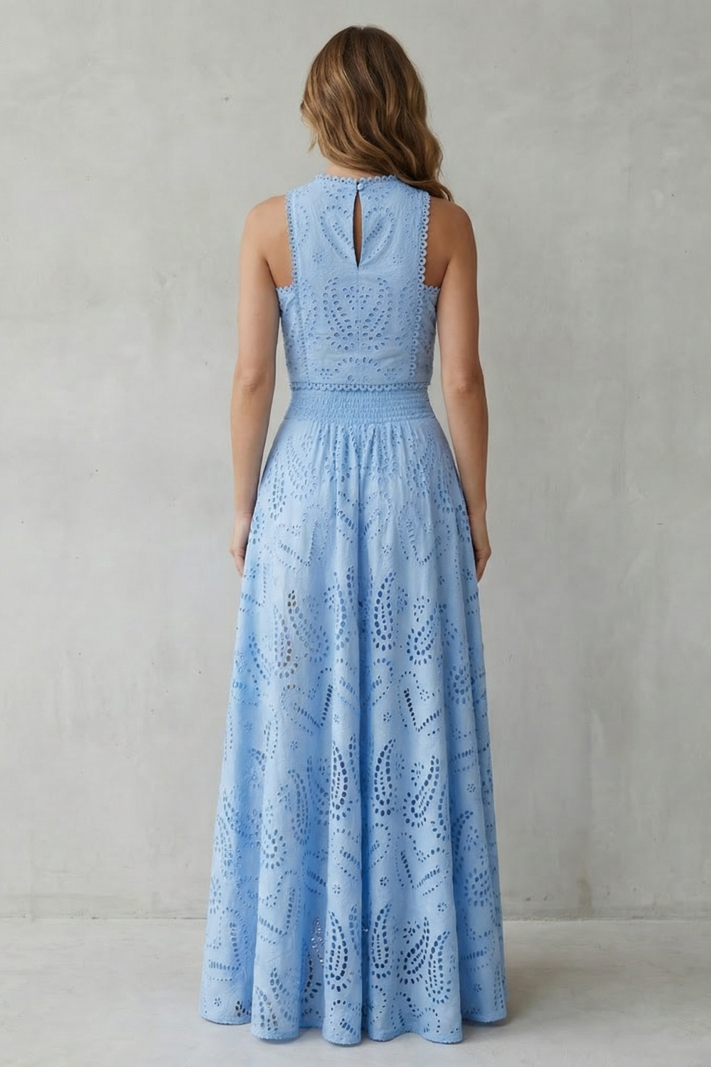 Parivelle – Embroidered lace elegance – Skirt set
