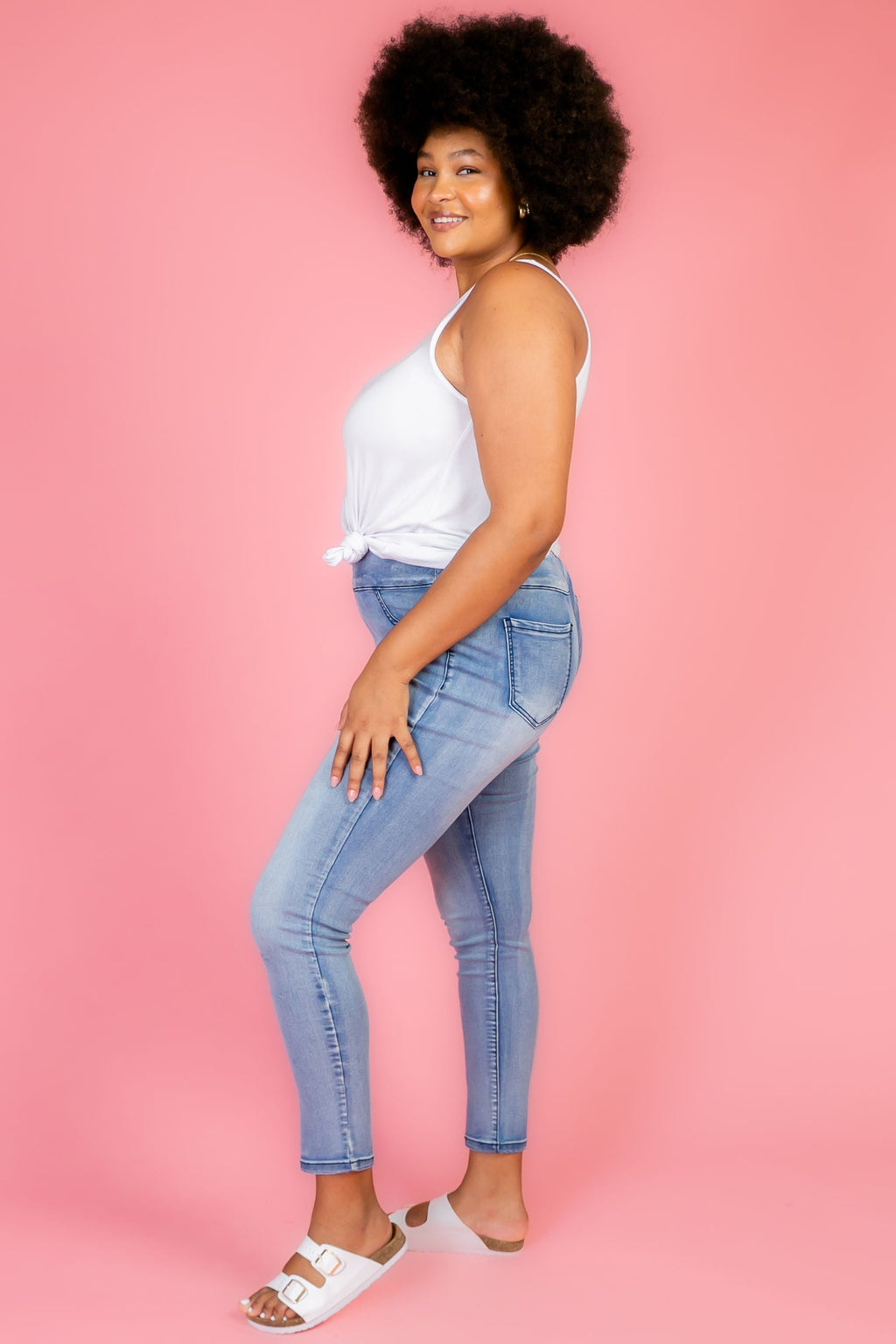 Crew Pull on Jeans