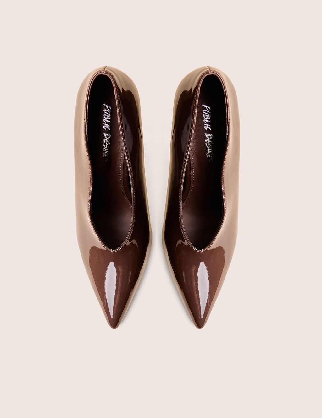 Sedona Brown Patent Court High Heels