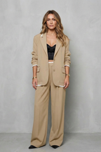 Talia – Elegant Wide-Leg Pantsuit Set – Two-Piece Power Look