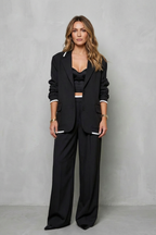 Talia – Elegant Wide-Leg Pantsuit Set – Two-Piece Power Look