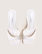 Vain Cream & Gold Pu Barley There Pencil Stiletto High Heels