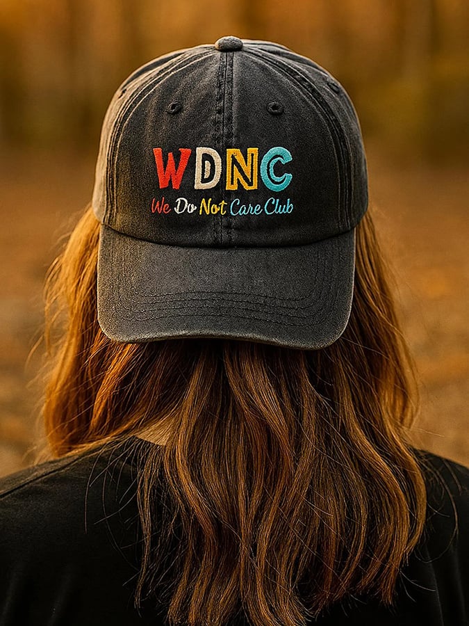 🔥Buy 3 Get 15% Off🔥Unisex  Retro Funny WDNC We Do Not Care Club Menopause Perimenopause Print Baseball Cap