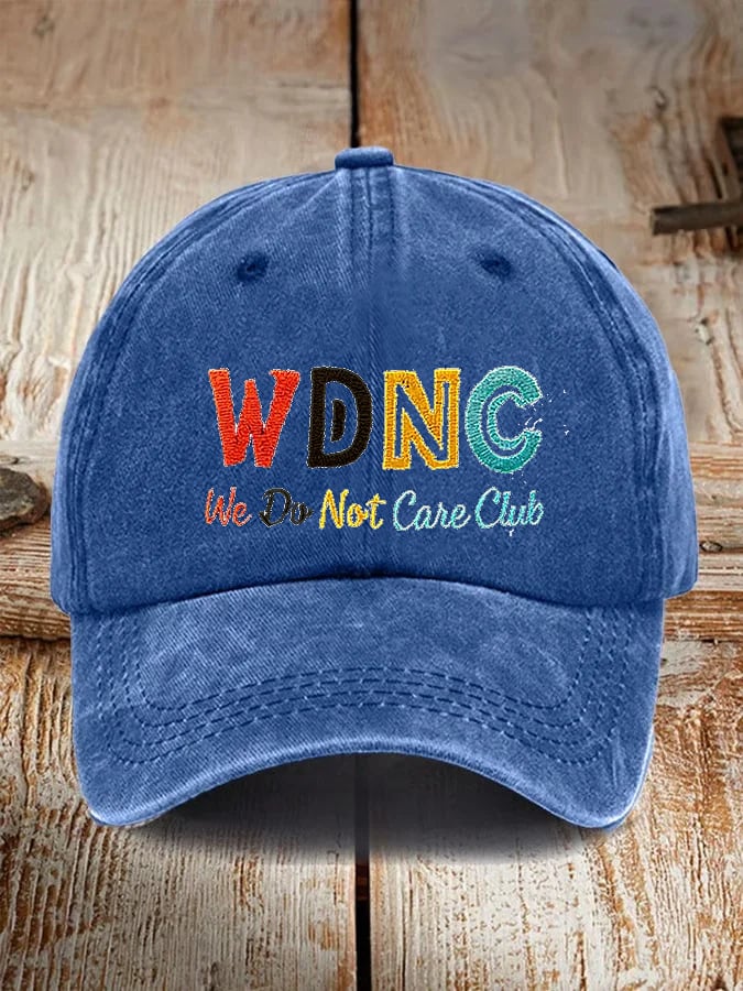🔥Buy 3 Get 15% Off🔥Unisex  Retro Funny WDNC We Do Not Care Club Menopause Perimenopause Print Baseball Cap