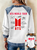 Women'S 2026 Bts Comeback Printed Casual Sweatshirt