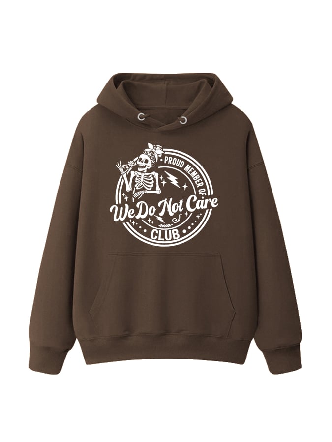 Women's  Retro Funny Proud Member Of Club Menopause Perimenopause  Print Casual  Hoodie