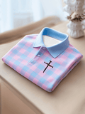Men's Faith Printed Casual Polo Shirt