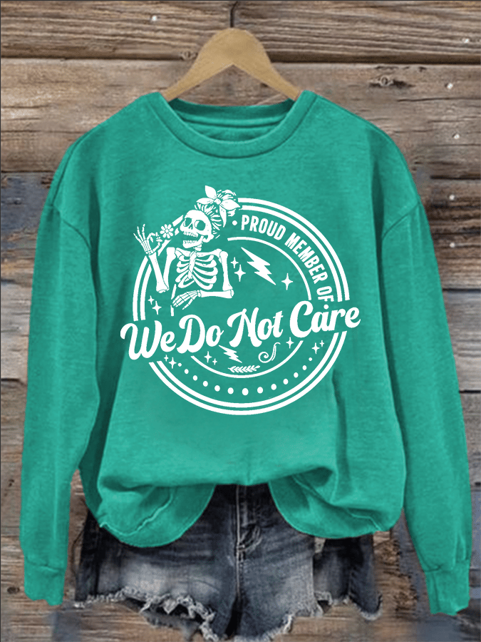 Women's   Retro Funny Proud Member Of Club Menopause Perimenopause Print  Sweatshirt