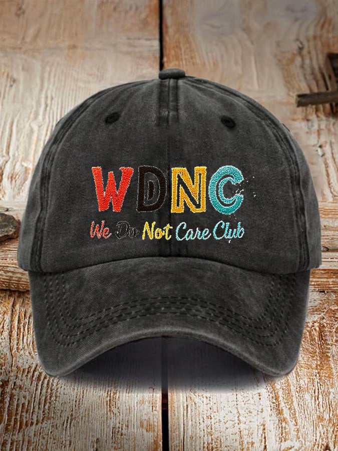 🔥Buy 3 Get 15% Off🔥Unisex  Retro Funny WDNC We Do Not Care Club Menopause Perimenopause Print Baseball Cap