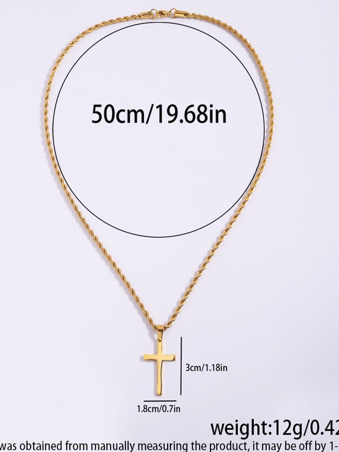 Men's Street Trend Cross Necklace