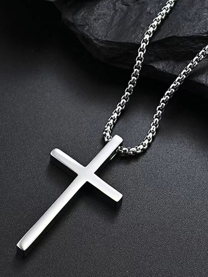 Men's Street Trend Cross Necklace
