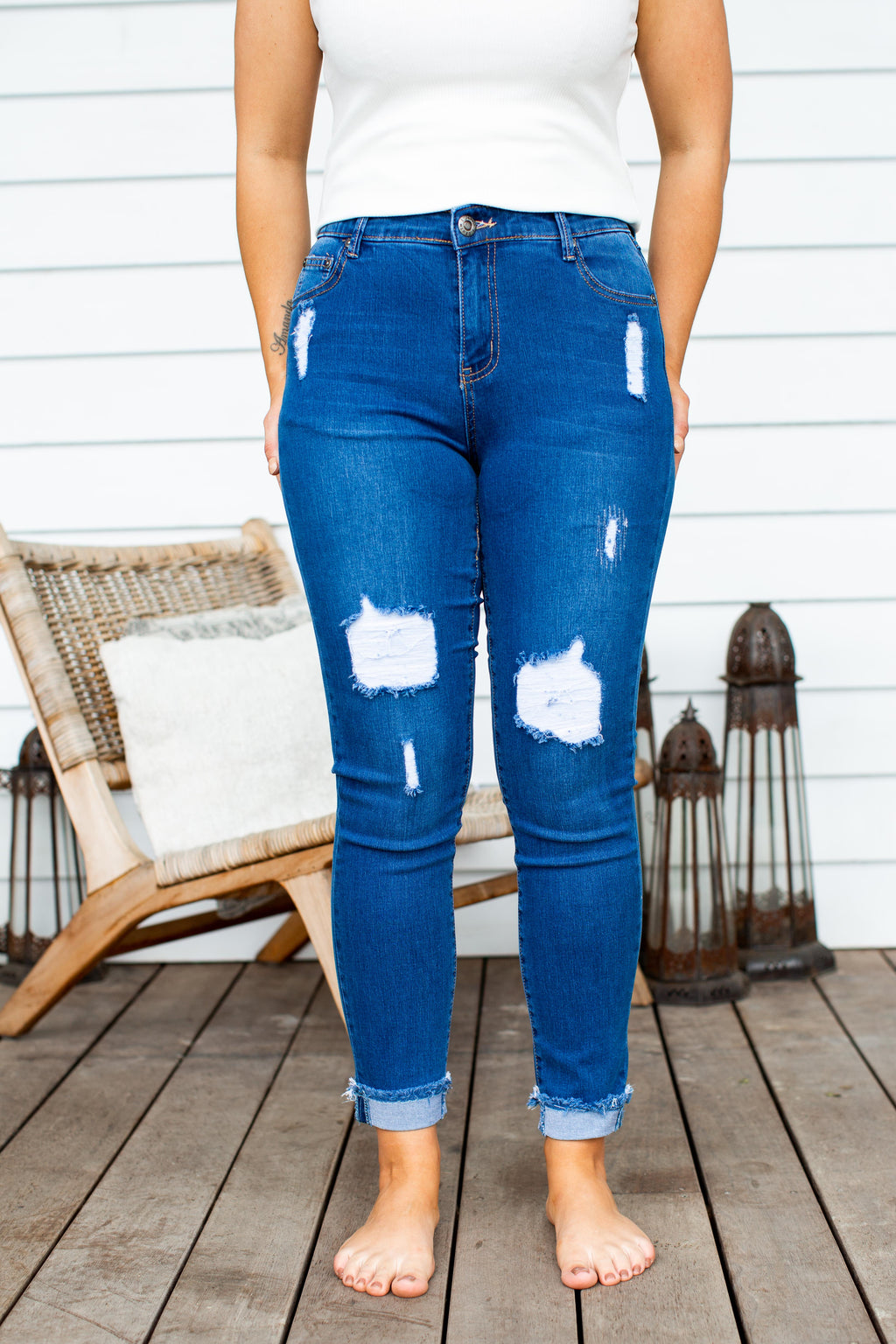 Peta Jeans in Dark Blue